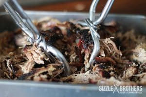 Das Rindfleisch wurde gerupft