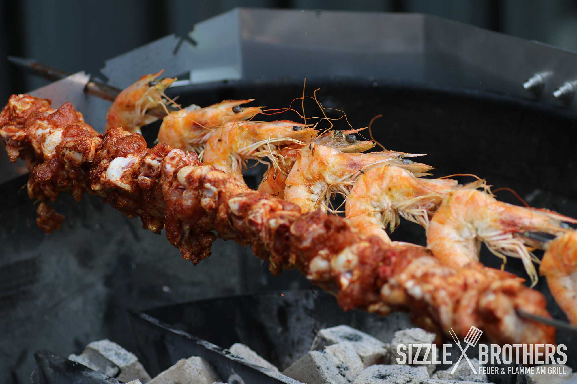 Fingerfood vom Grill. Gut gespießt ist halb gewonnen