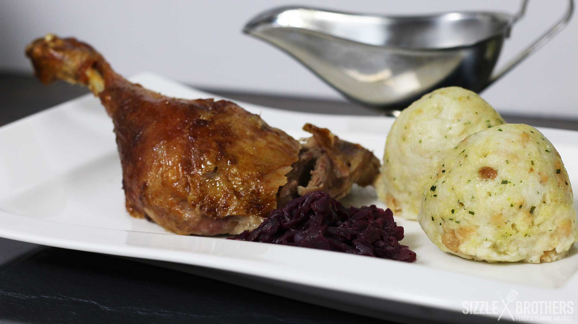 Leckere Ente mit Orangensauce