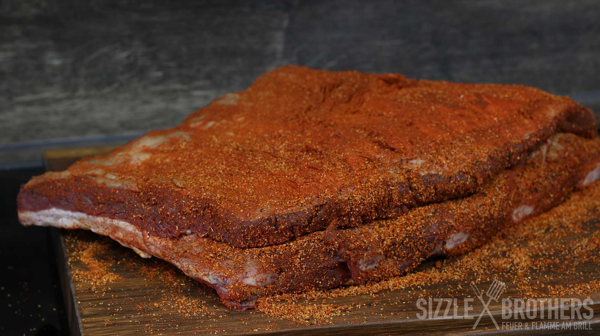 Die Beef Ribs sind gewürzt