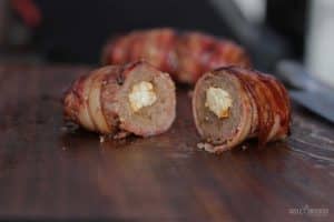 Leckeres Bifteki im BBQ-Style