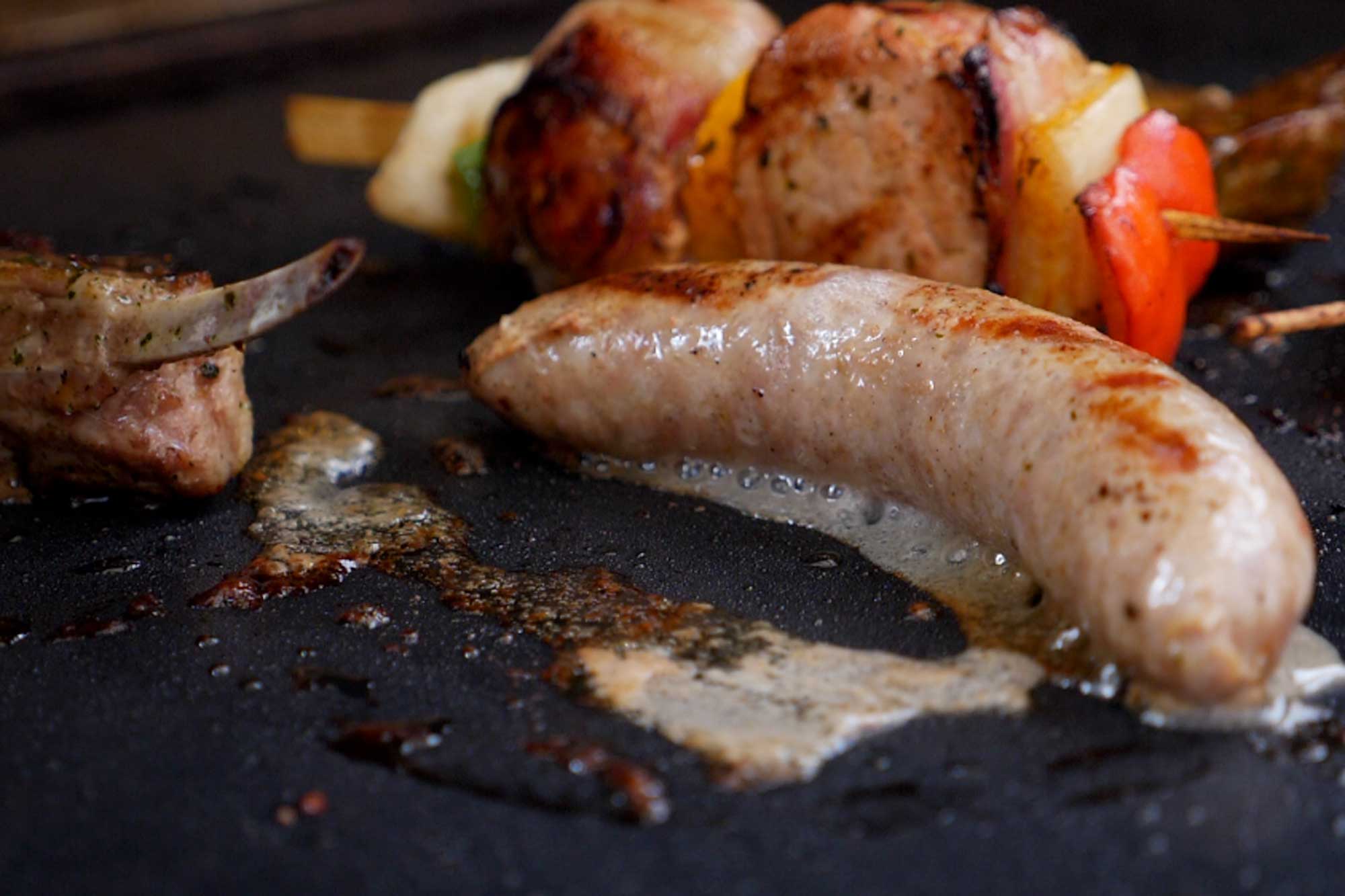 Grillmatte im Test - es entsteht kein Fettbrand