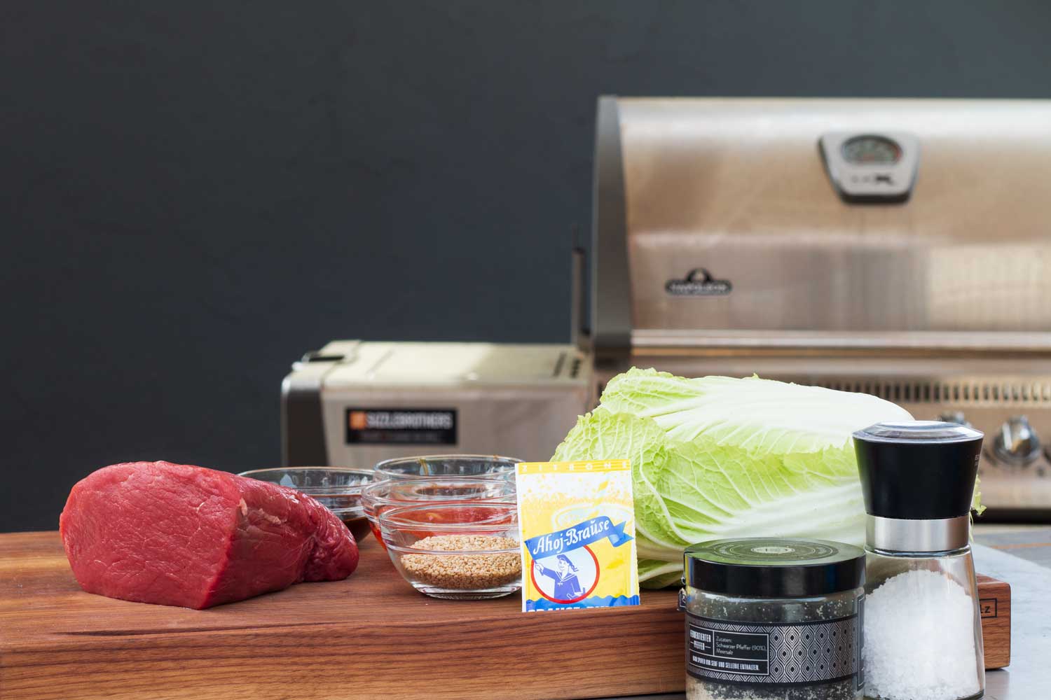 Zutaten für Tataki und Kimchi