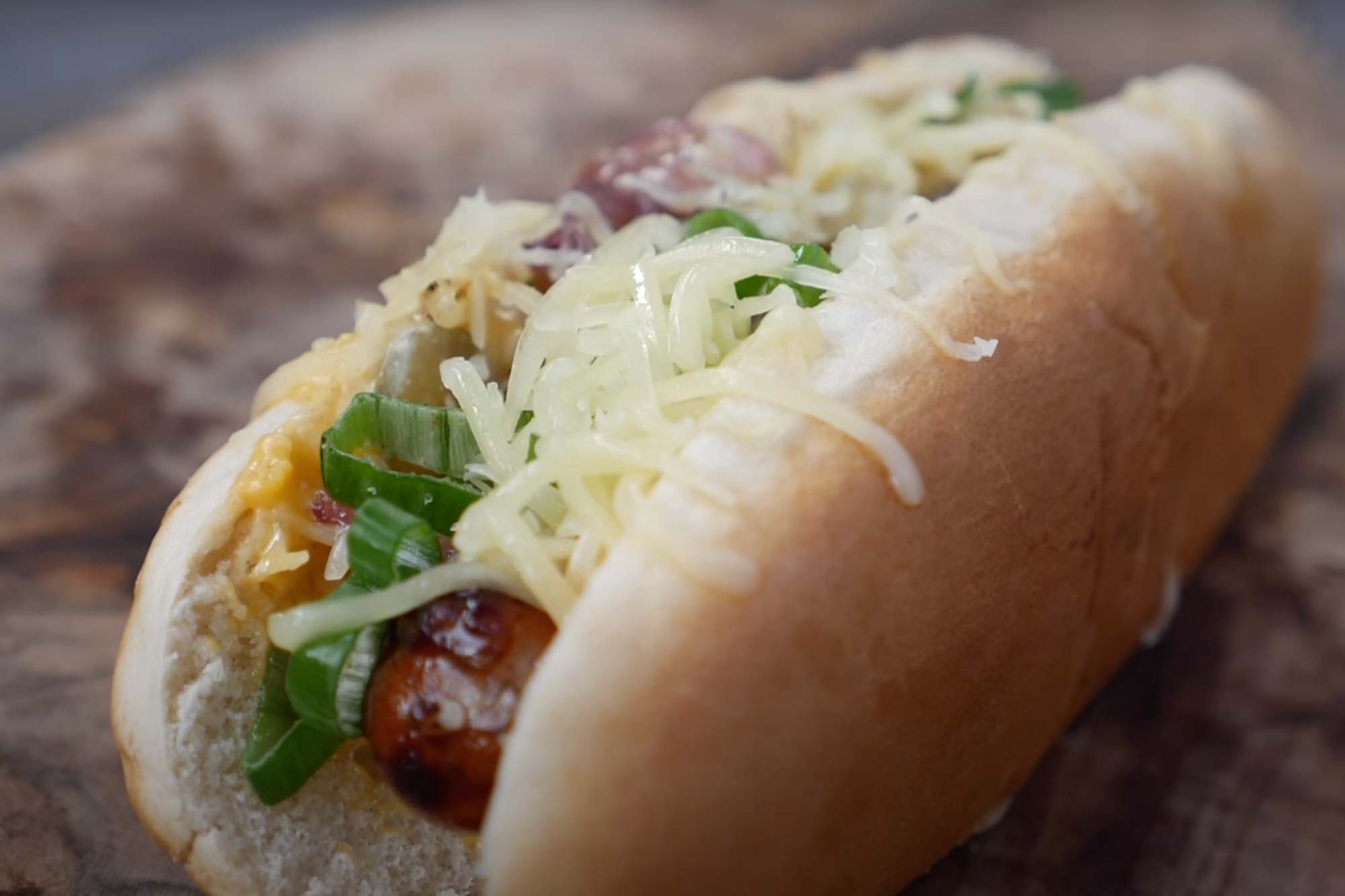 Hot Dog mit Käse