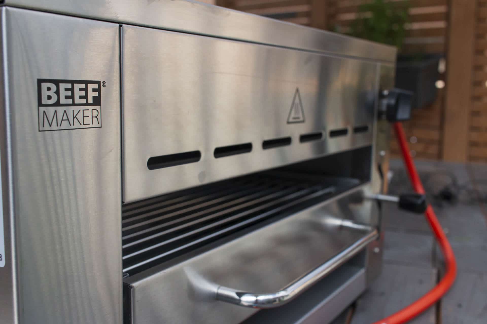 Die Front des Beef Makers