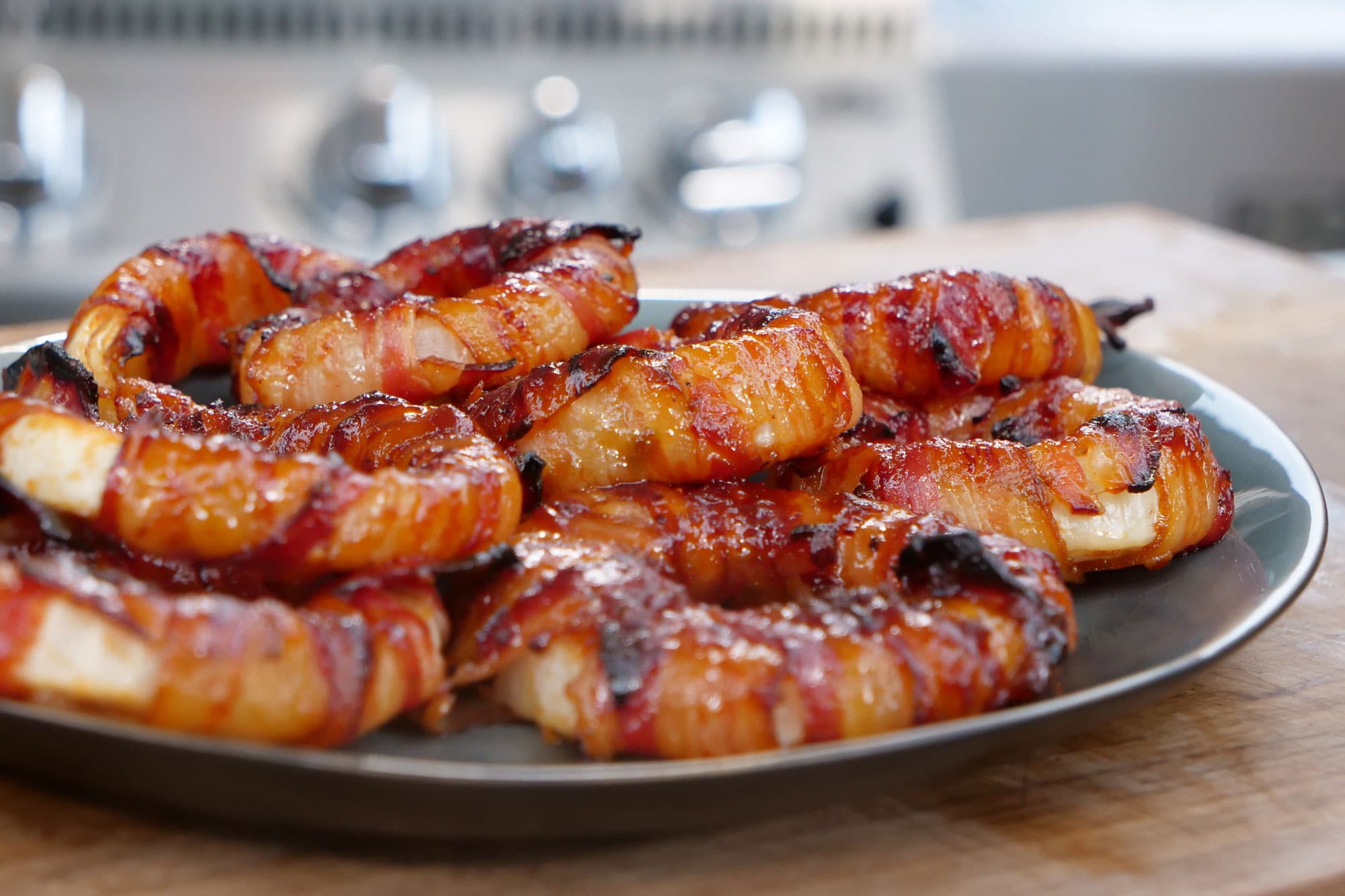 Bacon Zwiebelringe selber gemacht