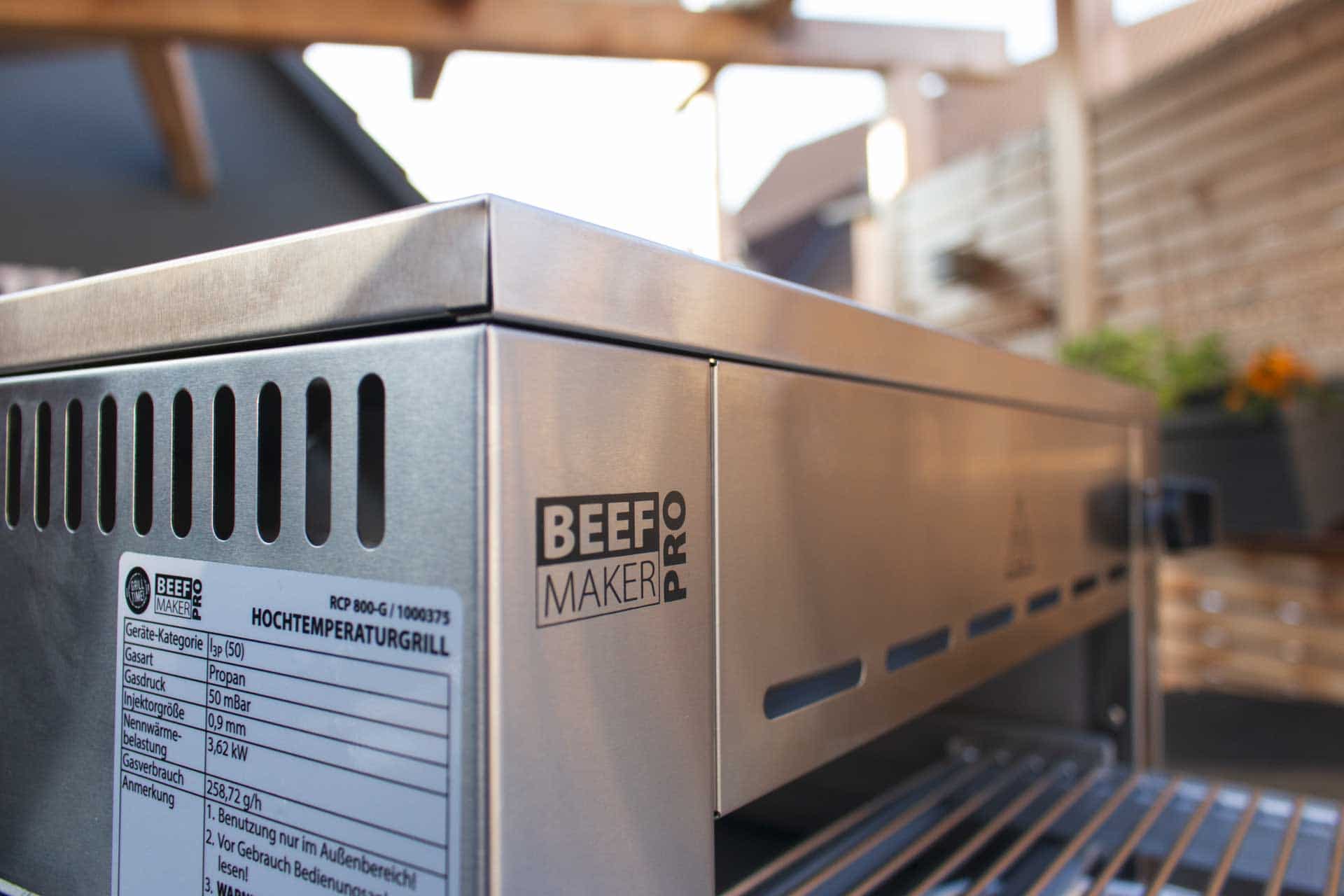 Seitenansicht Beefer Maker Pro