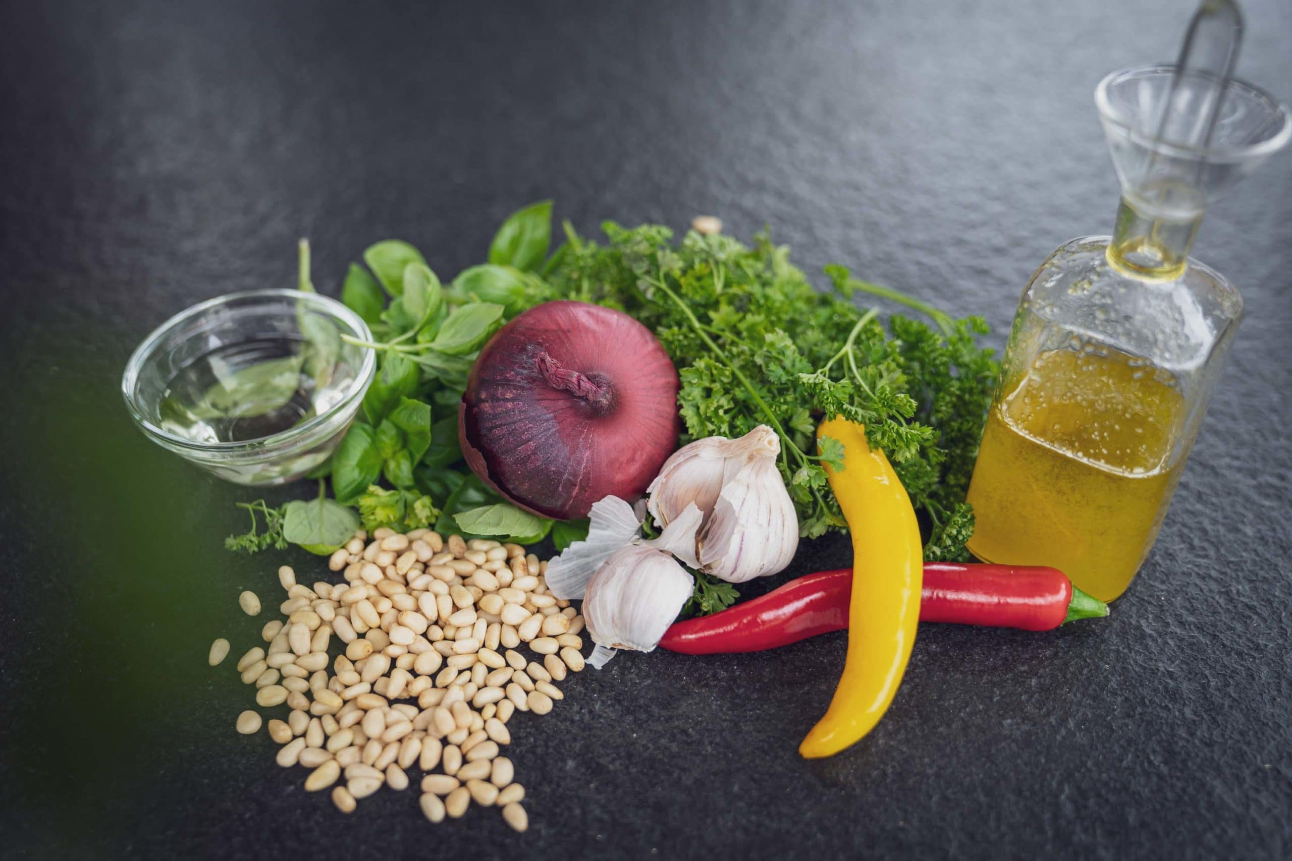 Zutaten für ein leckeres Chimichurri