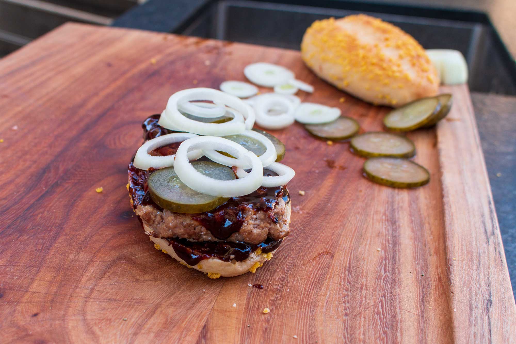 Mc Rib Burger belegen