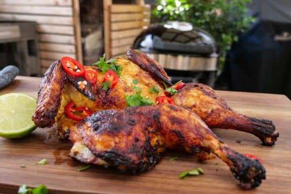 Das fertige Tandoori Chicken als Roadkill Chicken