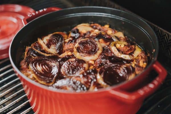 Schichtfleisch aus dem Dutch Oven