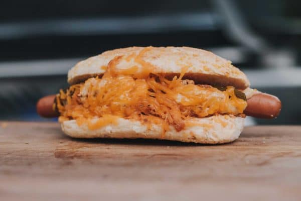 Pulled Chicken Hot Dog