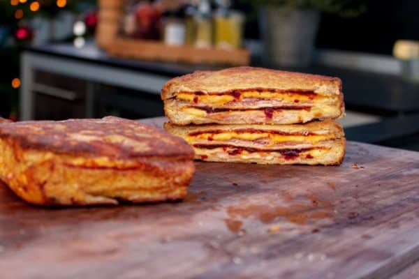 Monte Cristo Sandwich fertig zubereitet