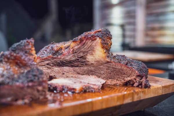 Fertiges Brisket vom Smoker