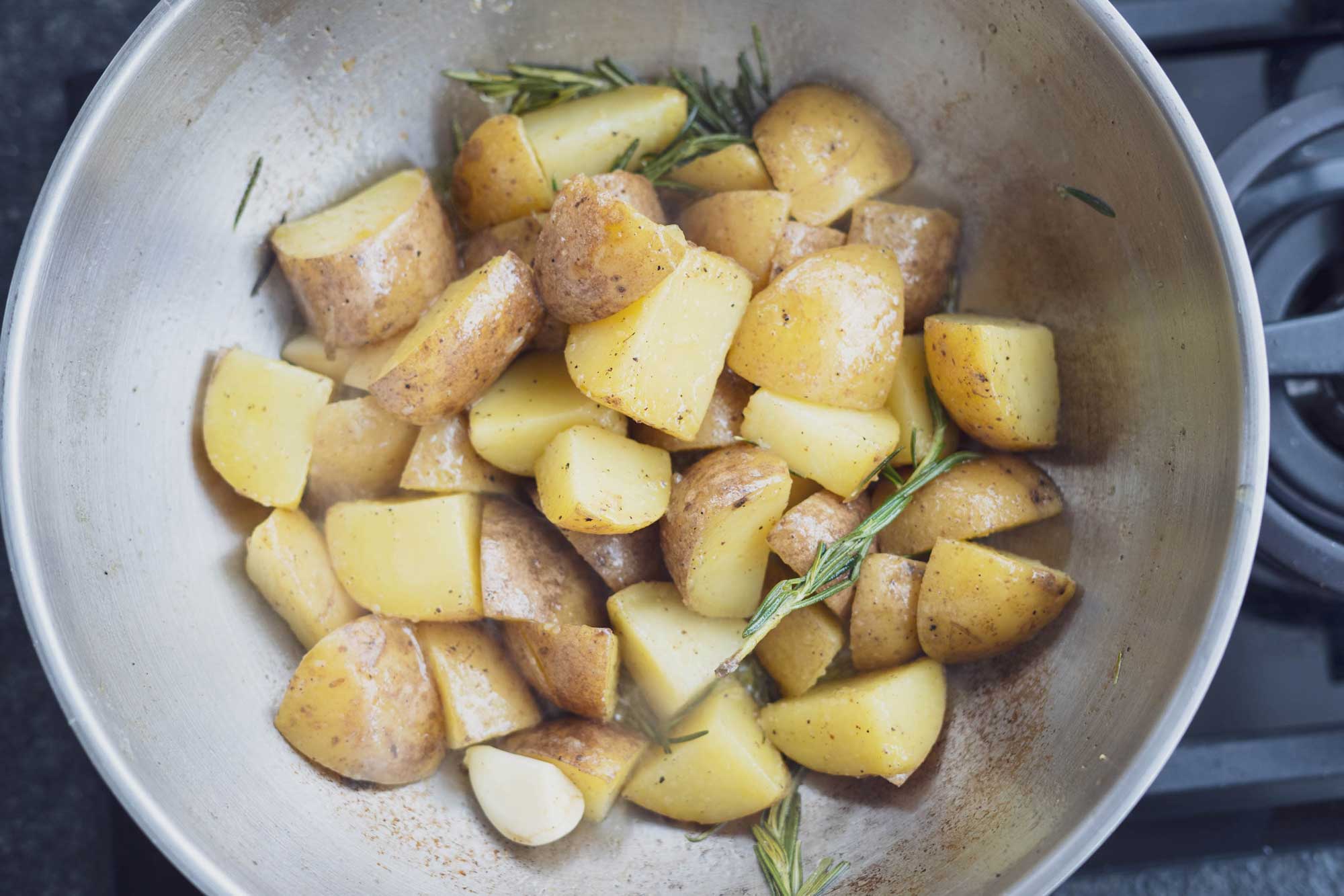 Leckere griechische Kartoffeln sind auch leicht gemacht