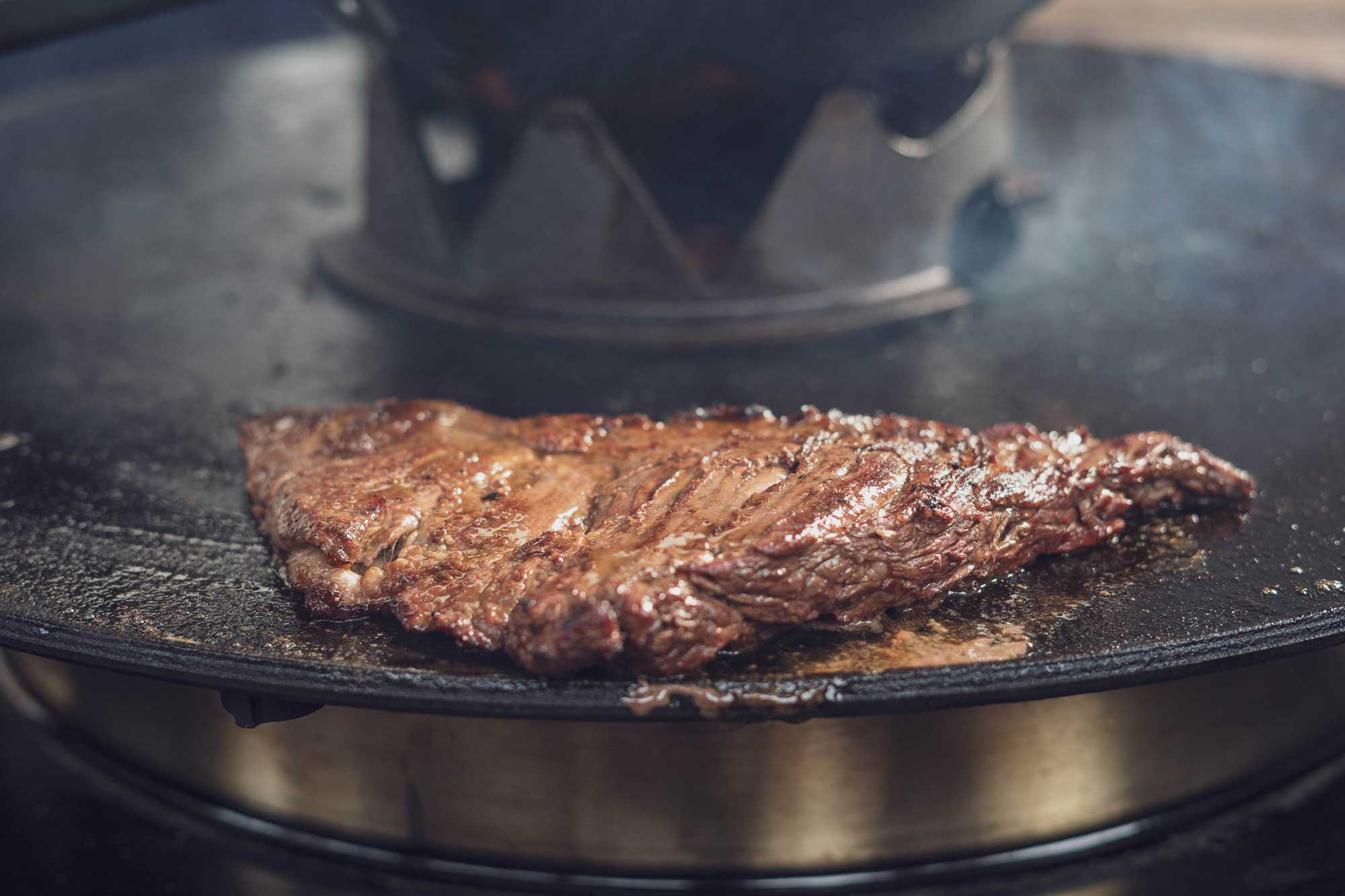 Steak auf der Plancha