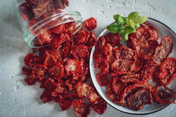 frisch getrocknete Tomaten
