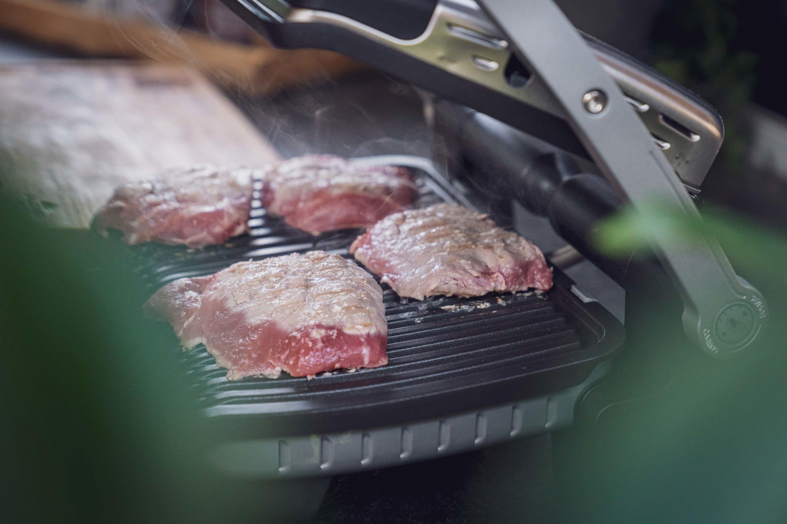 Cuscino auf dem Kontaktgrill
