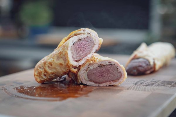 Rehrücken grillen mit Ginmarinade