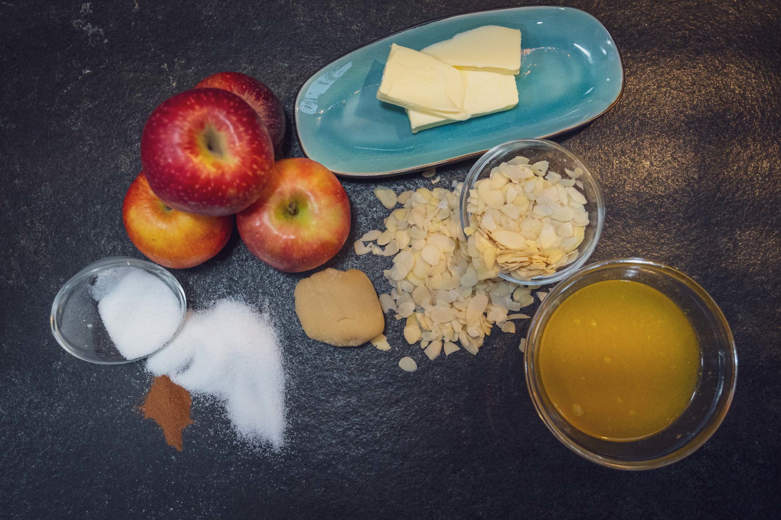 Zutaten für unser Bratapfel Rezept