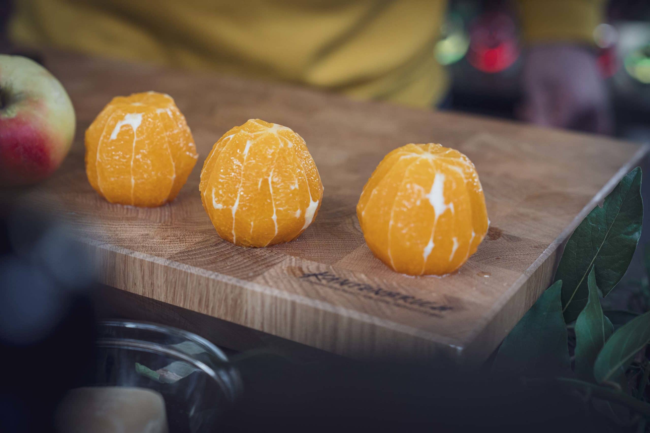 Geschälte Orangen