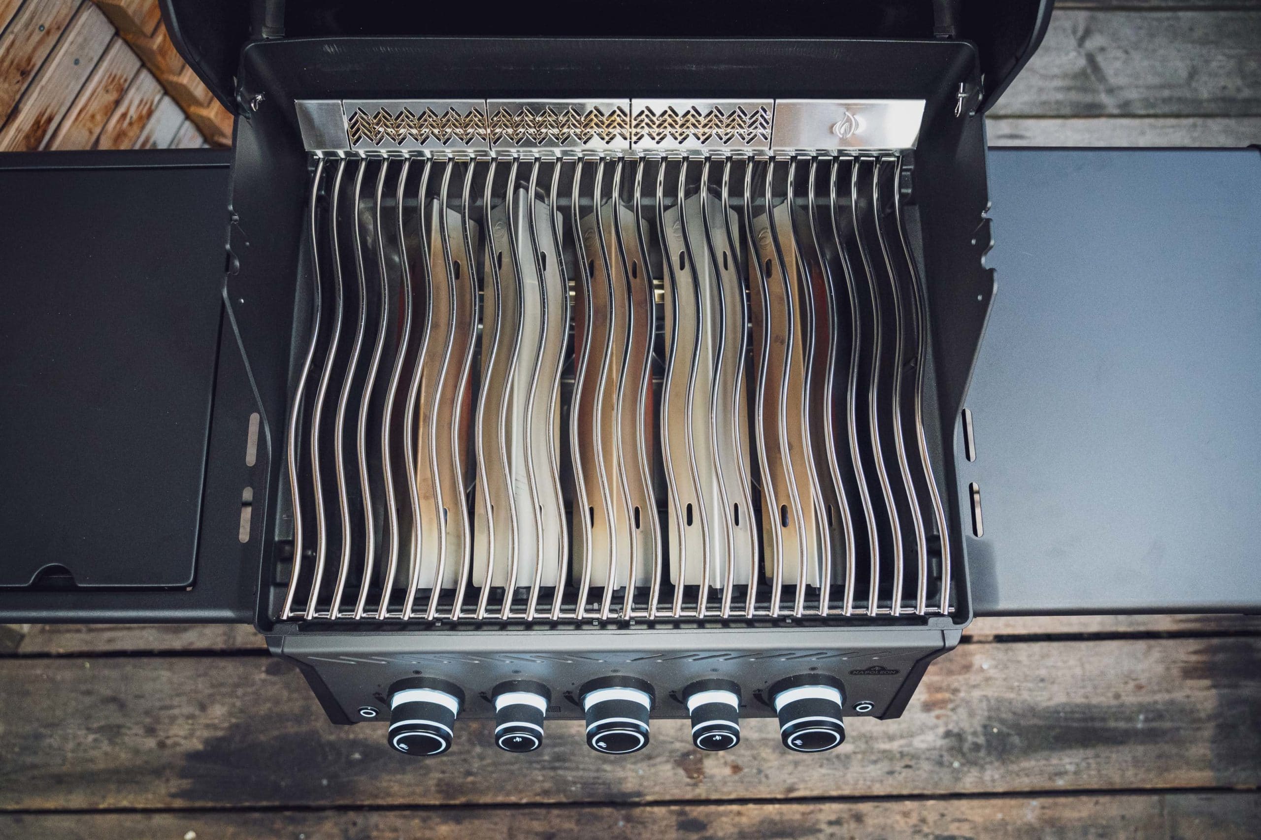 Edelstahlroste im Grill