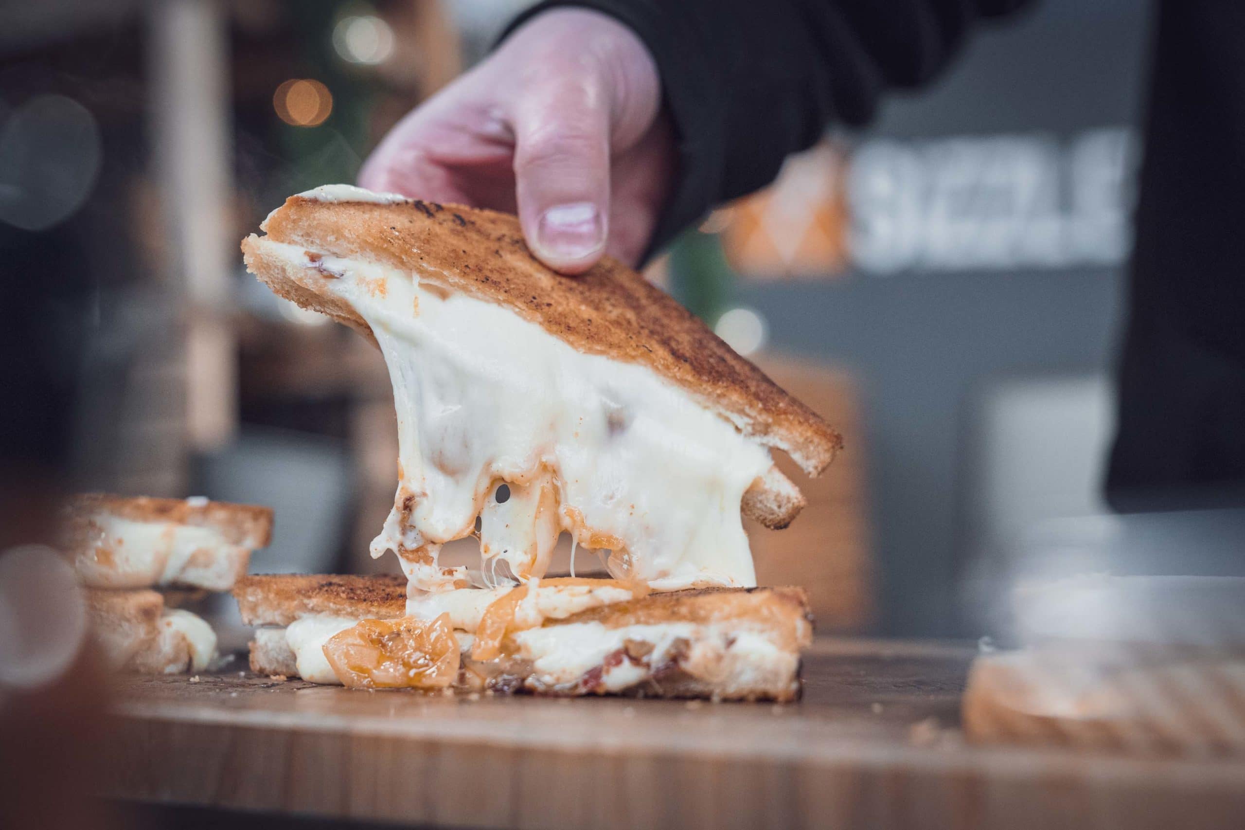 Käsesandwich vom Grill