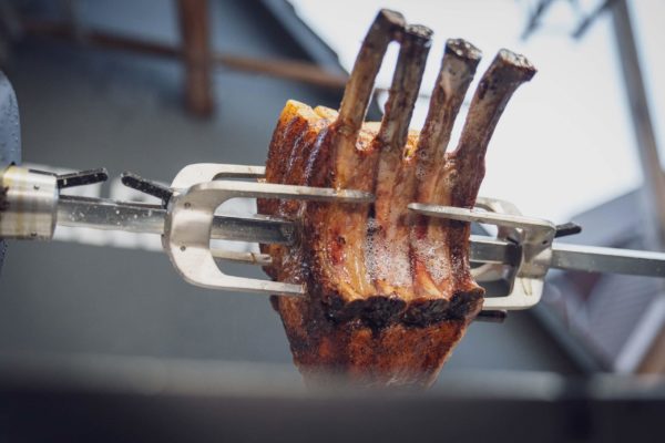 Schweine Karree grillen