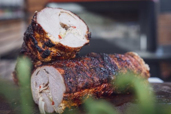 Schweinerollbraten vom Grill