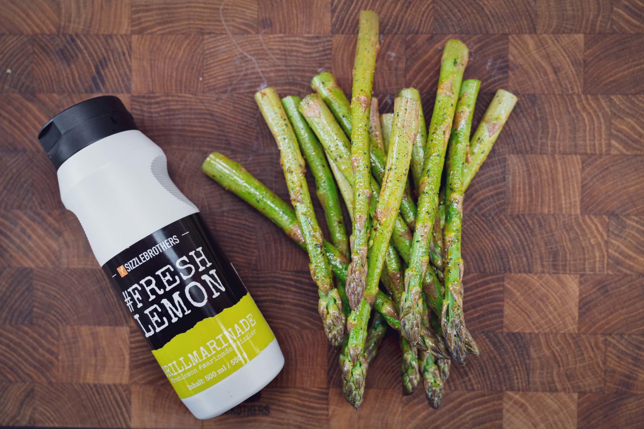 Grüner Spargel mit #FreshLemon Marinade