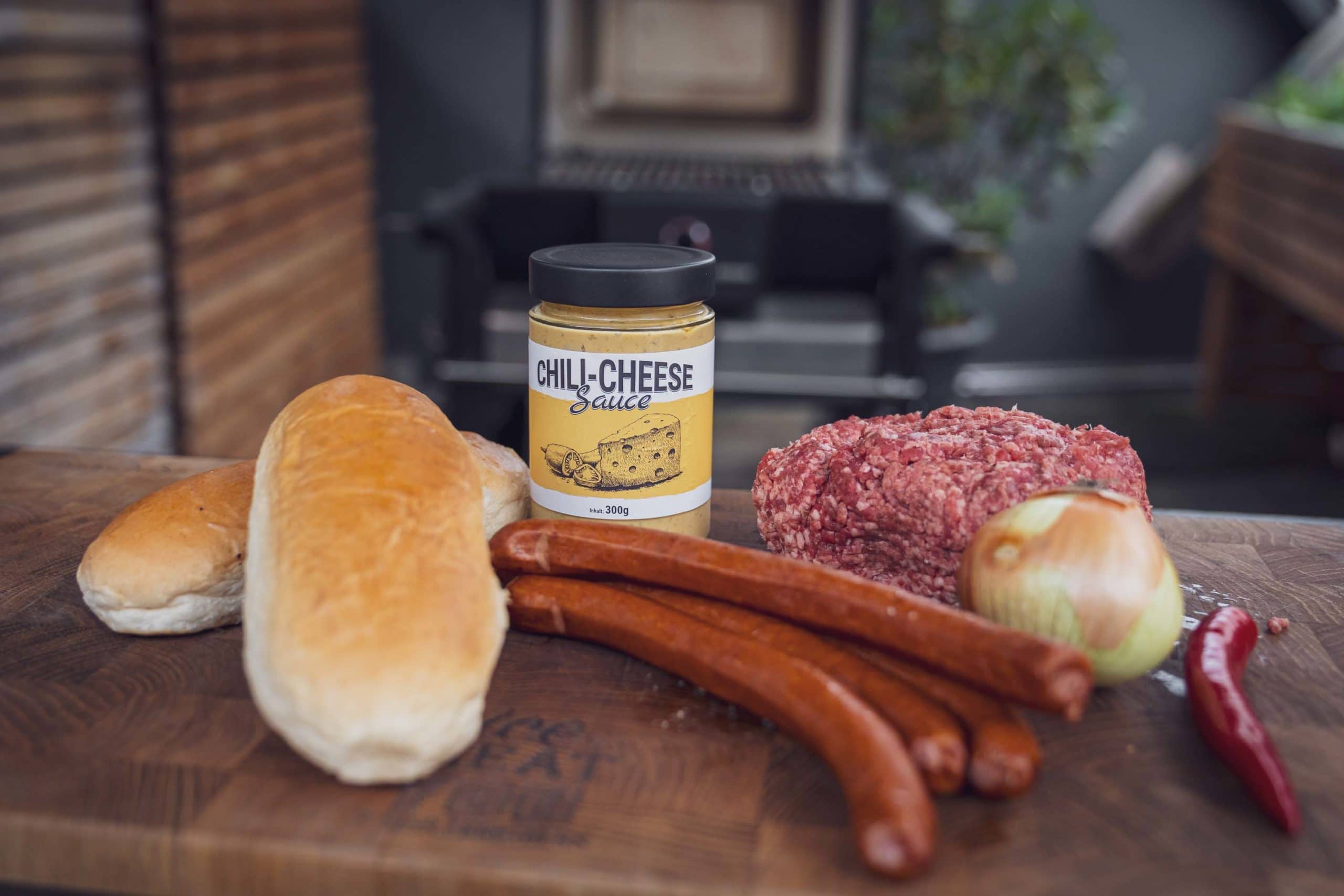 Zutaten für den Chili Dog