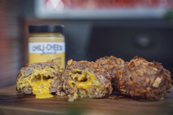 Frikadellen mit Chili-Cheese Füllung