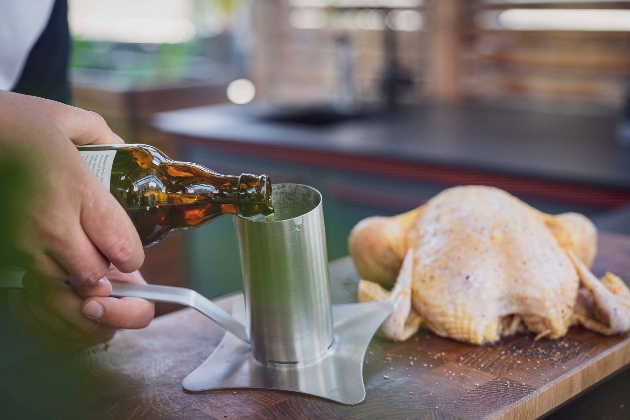 Bier für das Beer Can Chicken