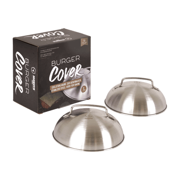 Burgerglocke aus Edelstahl – Burger-Cover Moesta BBQ