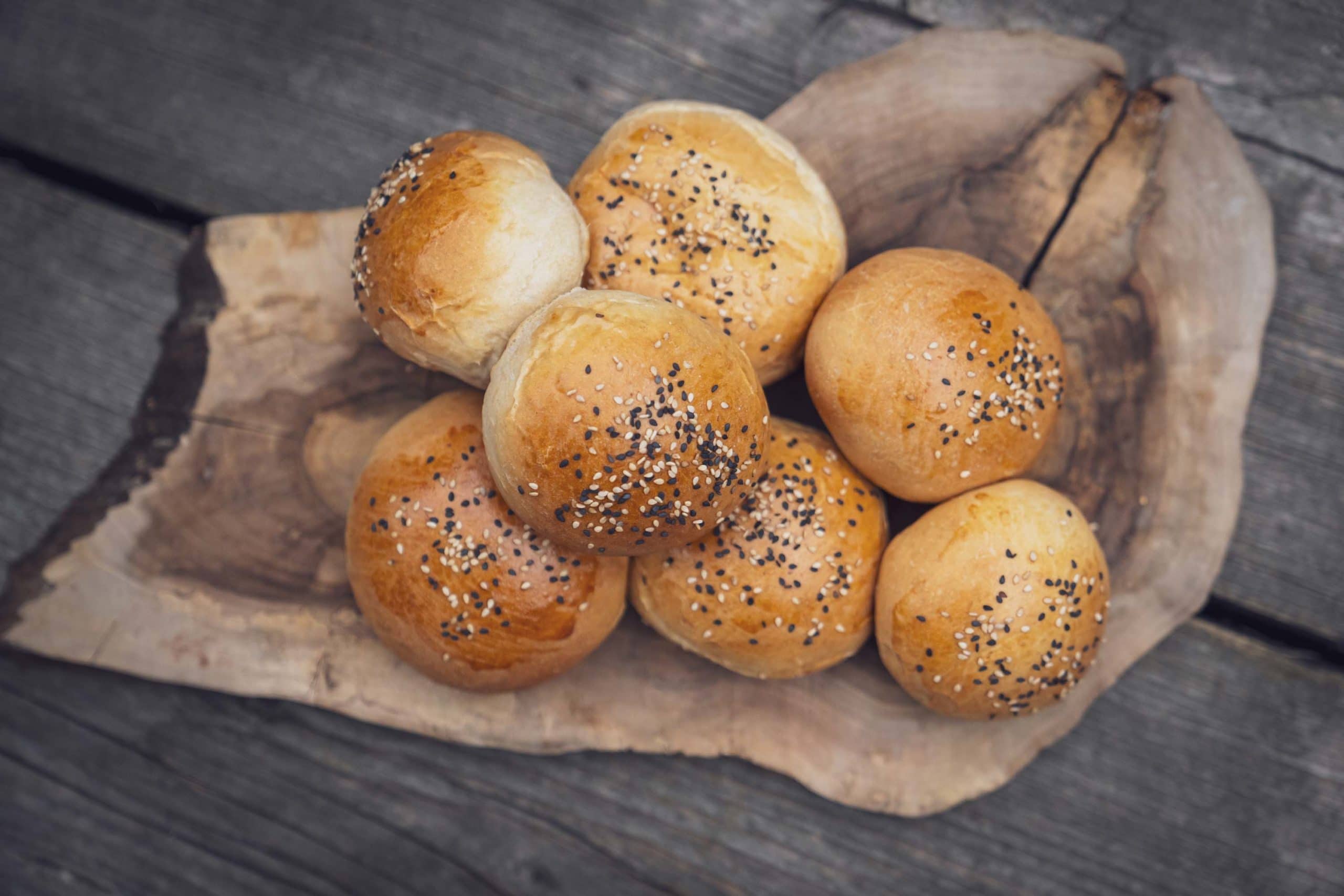 Leckere Burger-Brötchen