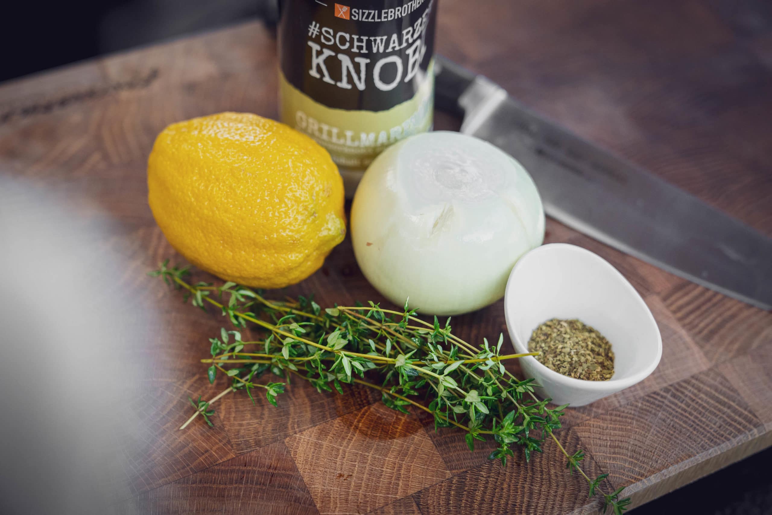 Zutaten für die Gyros Marinade