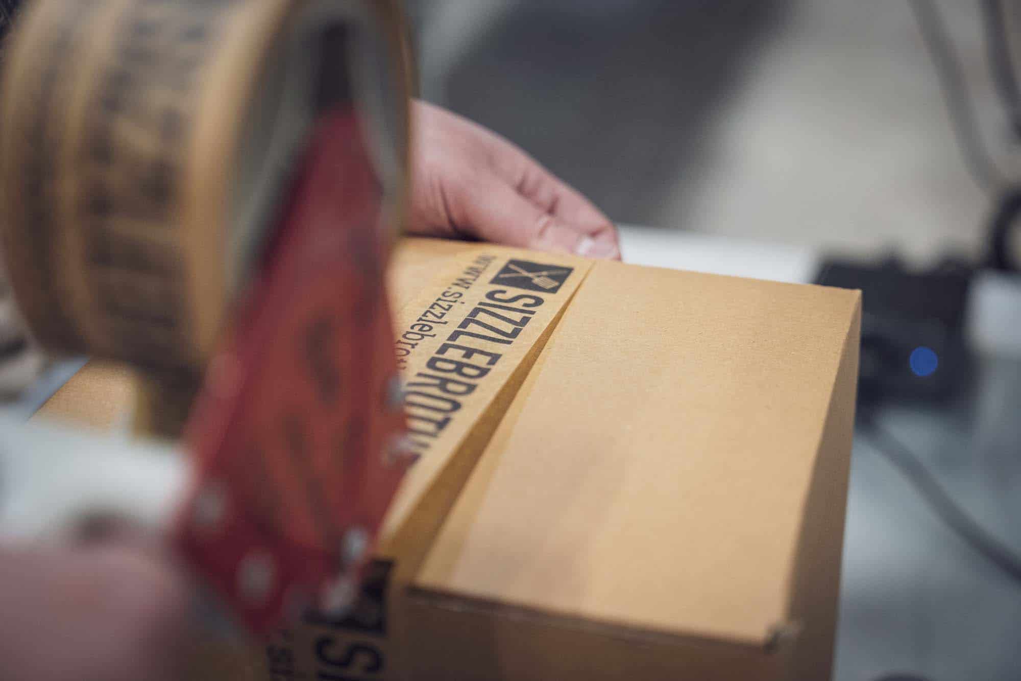 Paketversand von einem SizzleBrothers Paket