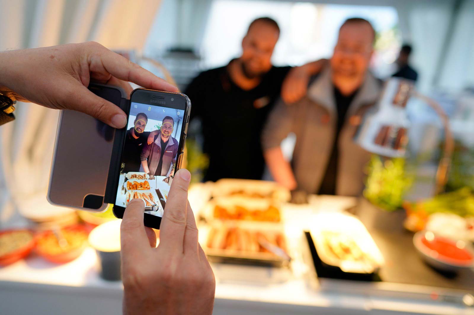 Fanmoment mit Julian und Hannes